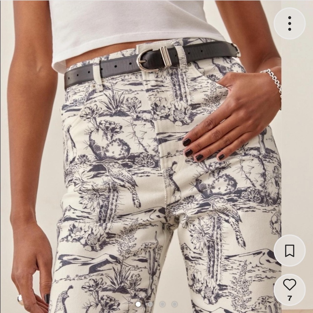 Reformation Oasis High Rise Straight Jean